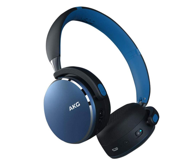 AKG Y500 Wireless Niebieskie - 508027 - zdjęcie